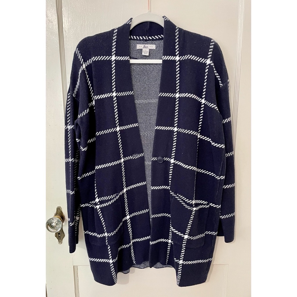 Checkered Cardigan